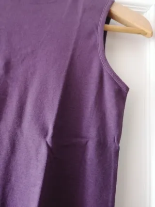 Jersey - camiseta sin mangas cuello alto