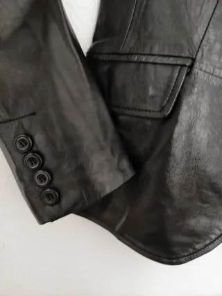 Chaqueta cuero 100% Zara mujer