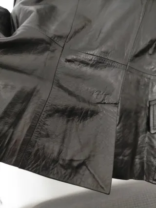 Chaqueta cuero 100% Zara mujer