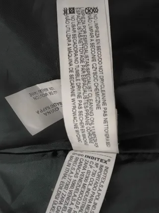 Chaqueta cuero 100% Zara mujer