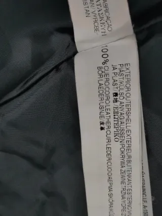 Chaqueta cuero 100% Zara mujer