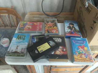 Lote 7 Películas VHS Disney y Más