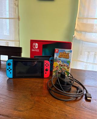 Nintendo Switch con Animal Crossing