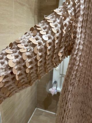 Rebecón original con lentejuelas