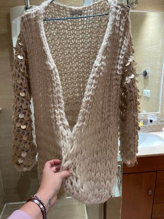 Rebecón original con lentejuelas