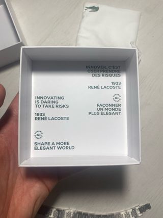 Pulsera Lacoste Plata