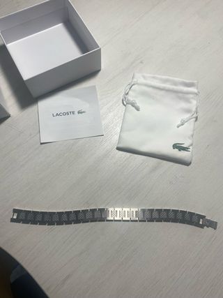 Pulsera Lacoste Plata