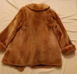 Chaqueton de piel marrón talla 46-48