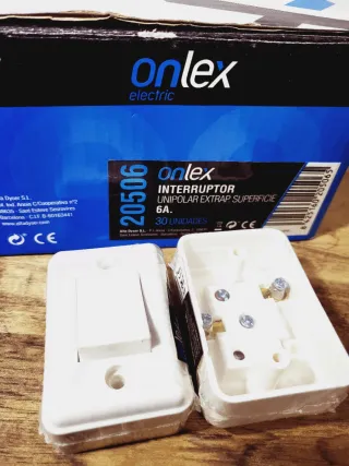 15 Interruptores Onlex 6A