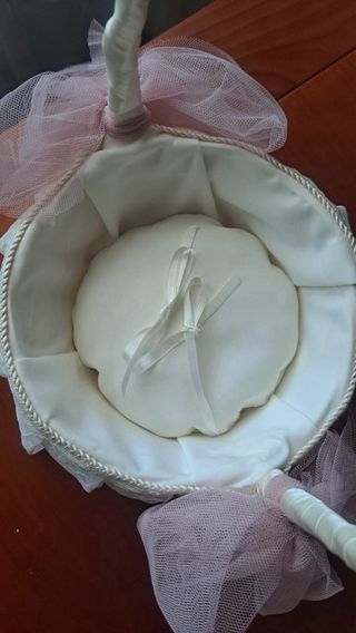 Cesto ceremonia para anillos