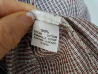 Camicia Stefanel a quadri grigio perla e bordeaux