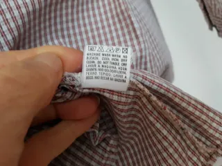 Camicia Stefanel a quadri grigio perla e bordeaux