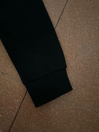 Sudadera Fila Negra Talla S Logo Rojo