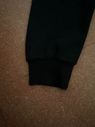 Sudadera Fila Negra Talla S Logo Rojo