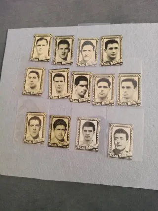 13 cromos Fútbol Liga 59-60