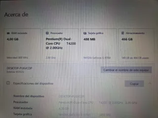 Ordenador portatil ACER se entrega restaurado.