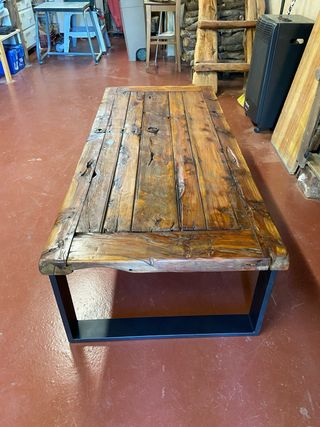 Mesa Rústica Madera Maciza