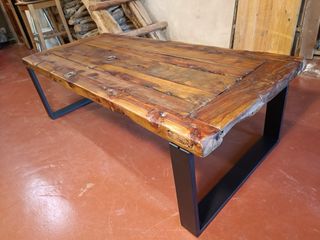 Mesa Rústica Madera Maciza