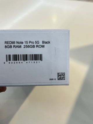 Redmi Note 15 Pro 5G –256GB –NUEVO GARANTIA 2 AÑOS