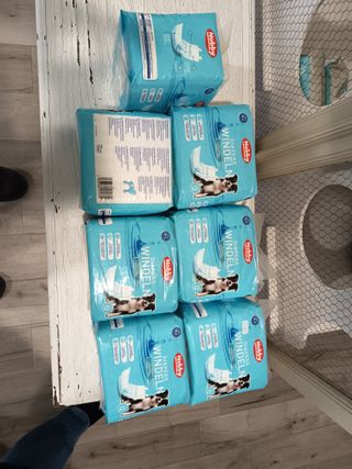 Lotto 7 confezioni di pannolini a fascia x cane