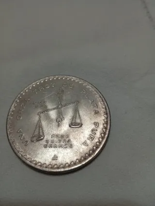 Moneda Plata 1 Onza Troy Ley .925