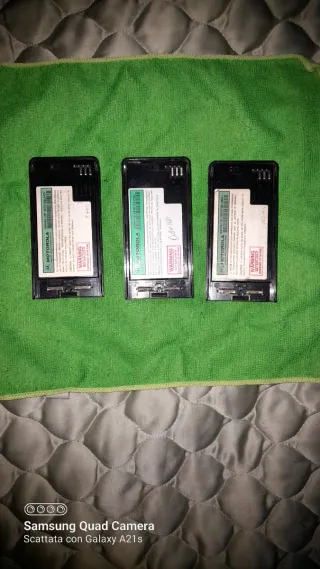Batterie 3 x motorola vintage