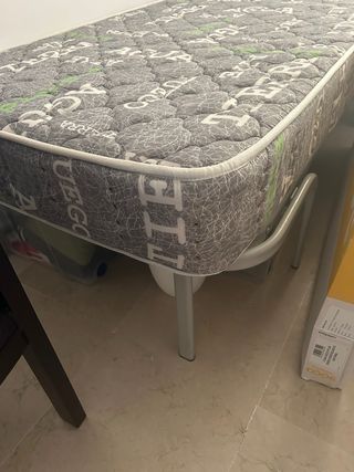 Cama de 90 * 190 con somier
