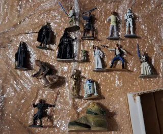 Star Wars miniaturas de plomo.