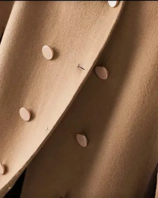 Poncho beige elegante