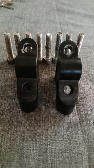 Alzas manillar 22 diámetro moto