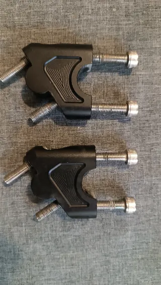 Alzas manillar 22 diámetro moto