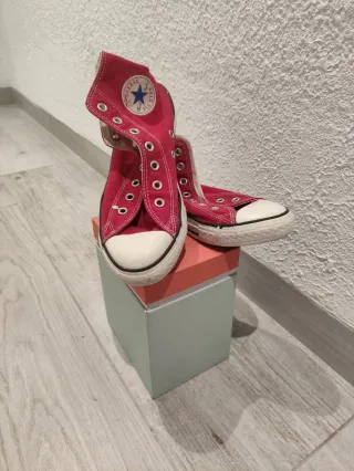 Zapatillas converse usadas 2 veces