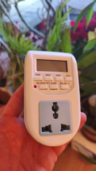 Enchufe temporizador programable digital