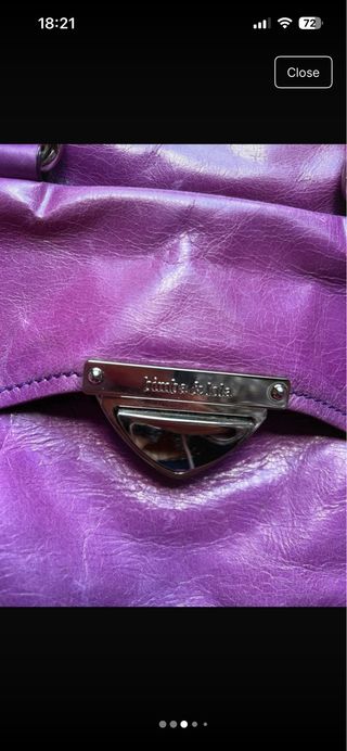 Leather bag bimba y lola