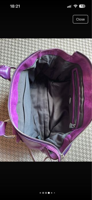 Leather bag bimba y lola