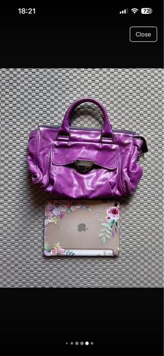 Leather bag bimba y lola