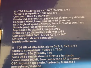 Sintonizador TDT con grabador