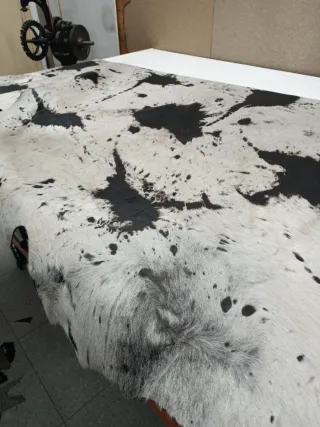 Piel de vaca para decoración