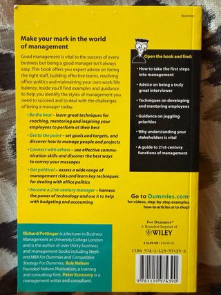 Management for Dummies – Libro en inglés
