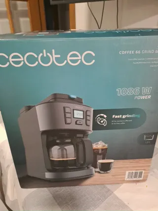 Cafetera cecotect 1086 w . Power. Molido rápido