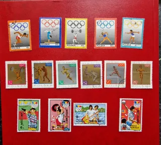 Lotto francobolli vintage Olimpiadi