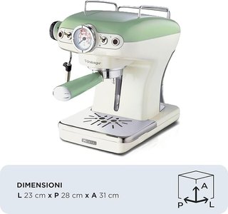 Ariete 1389 Verde - Cafetera espresso vintage