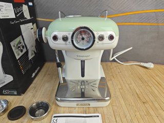 Ariete 1389 Verde - Cafetera espresso vintage