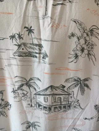 Camicia bianca fantasia Tg. S Pull & Bear