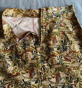 Falda Zara trafaluc de pana y elasticidad talla S