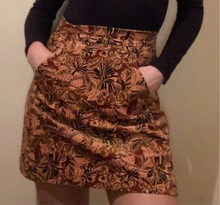 Falda Zara trafaluc de pana y elasticidad talla S