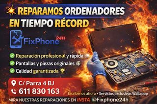 Reparacion Ordenadores y Portatiles Rapida