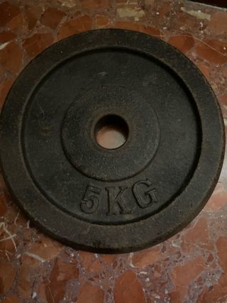 Disco pesa 5kg