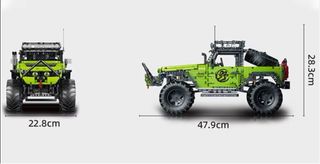 Vehículo Todoterreno Wrangler a Escala 1/8, 2312 P