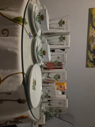 Bicchieri e Tazze del Real Betis